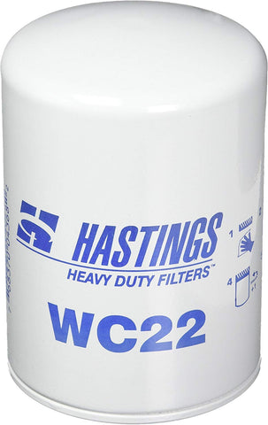 Hastings WC22 Synthetic Media Controlled Release Coolant Spin-On Filter Filter with BTE Formula