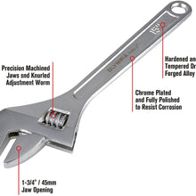 Olympia Tools Adjustable Wrench 01-015, 15 Inches
