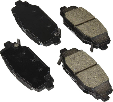 Bosch BE1596H Blue Disc Brake Pad Set with Hardware for Select 2012-15 Chrysler, Dodge, Ram, and Volkswagen Mini-Vans - REAR