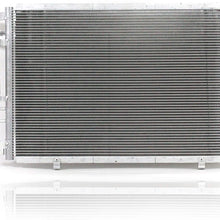 A/C Condenser - Pacific Best Inc For/Fit 4321 2014 Ford Fiesta (MANUFACTURED IN FEB. 2013 – SEPT. 2013) 1.6L 4-Cylinder (S/SE/Titanium) - WITH Receiver & Dryer Parallel Flow Construction