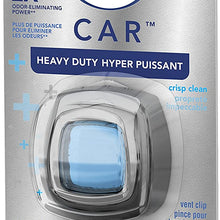Febreze Heavy Duty Crisp Clean Car Air Freshener (8 Count, 0.06 oz)