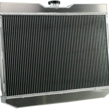 ALLOYWORKS 4 Row All Aluminum Radiator for 1959-1965 Chevy Impala/Bel Air/El Camino/Biscayne/GMC AT/MT PRO