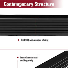 TAC Running Boards Fit 2014-2020 Nissan Rogue (Excl. 2014 Nissan Rogue Select and Rogue Sport) SUV 5.5” Aluminum Black Side Steps Nerf Bars Step Rails Running Boards Off Road Accessories 2PCS