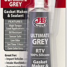J-B Weld 32325 Ultimate Copper High Temperature RTV Silicone Gasket Maker and Sealant - 3 oz. - Copper