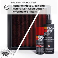 K&N Air Filter Cleaning Kit: Aerosol Filter Cleaner and Oil Kit; Restores Engine Air Filter Performance; Service Kit-99-5000