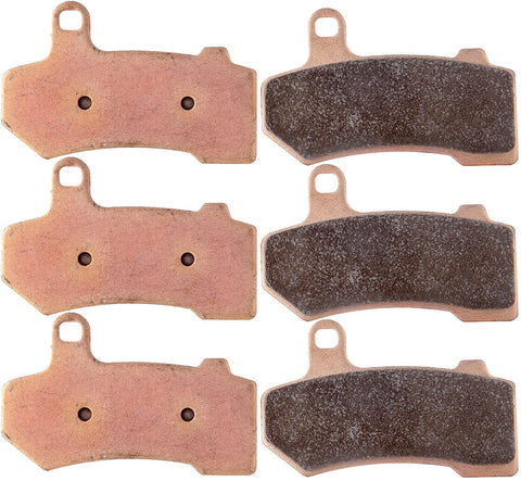 ECCPP FA409 Brake Pads Front and Rear Sintered Replacement Brake Pads Kits Fit for 2008-2015 Harley Davidson FLHX Street Glide, 2015 FLHXS Street Glide Special, Night Rod,Night Rod Special,Road Glide
