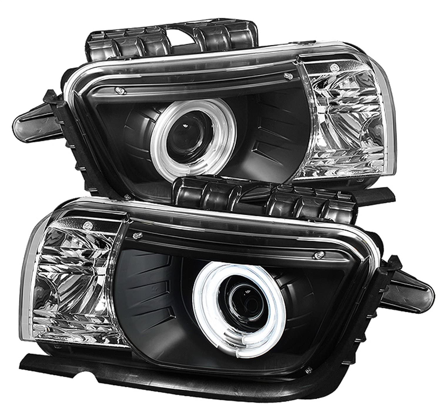 Spyder Auto 5042354 CCFL Halo Projector Headlights Black/Clear