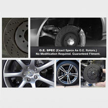 PowerSport Black Rear Drilled Rotors + Ceramic Brake pads BBXR.03003.02