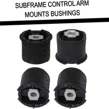 AUTOACER - 4 Piece Rear Axle Subframe Control Arm Mounts Bushings - Compatible with BMW E53 X5