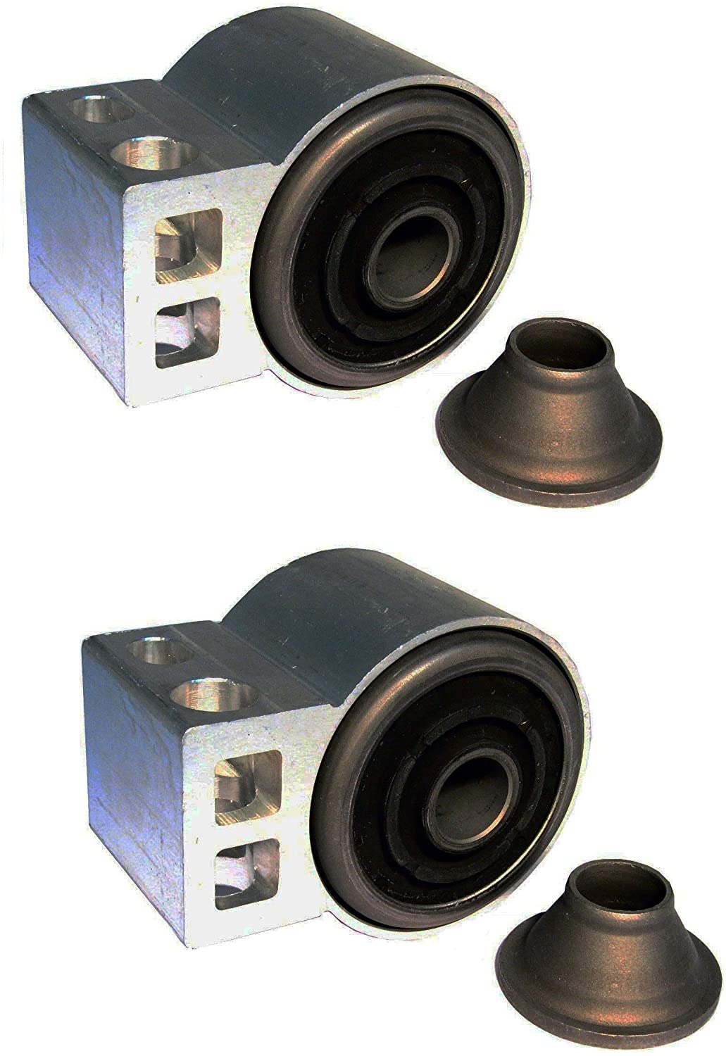 Pair Set 2 Front Lower Inner Rearward Control Arm Bushings Delphi For Saab 9-3