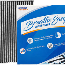 Spearhead Premium Breathe Easy Cabin Filter, Up to 25% Longer Life w/Activated Carbon (BE-161)