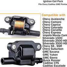 12611424 Ignition Coil Pack Replacement for Cadillac Che vy GMC Pontiac V8 Engine Replace # 12570616 12619161 8125706160 33-1192 673-7002 D510C (1) (1) (1)