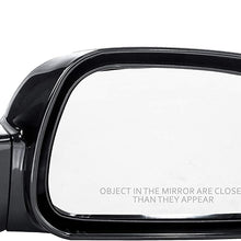 Dependable Direct Right Passenger Side Unpainted Power Operated Non-Heated Non-Folding Door Mirror for USA Built Toyota Camry (2002 2003 2004 2005 2006) - TO1321167