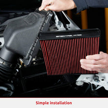 Spectre Universal Clamp-On Air Filter: High Performance, Washable Filter: Round Tapered; 6 in (152 mm) Flange ID; 5.719 in (145 mm) Height; 7.219 in (183 mm) Base; 3.906 in (99 mm) Top, SPE-HPR9606
