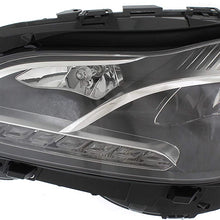 Headlight Compatible with MERCEDES BENZ E-CLASS 2014-2016 LH Assembly Halogen Sedan/Wagon