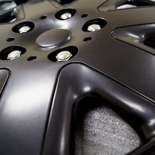 TuningPros WSC3-026B16 4pcs Set Snap-On Type (Pop-On) 16-Inches Matte Black Hubcaps Wheel Cover