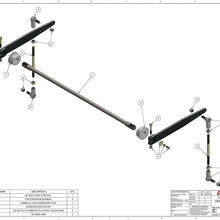 NEW CURRIE ANTIROCK FRONT SWAY BAR KIT,97-06 JEEP WRANGLER TJ & LJ UNLIMITED 1997 1998 1999 2000 2001 2002 2003 2004 2005 2006