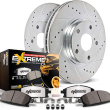 Power Stop K4713-36 Z36 Truck & Tow Front Kit Rotor and Carbon-Fiber Ceramic Brake Pads