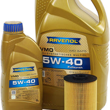 Blau J1A5064-C Motor Oil Change Kit - Compatible with 1999-02 VW Jetta IV w/ 6 Cylinder 2.8L Engine - 5w40