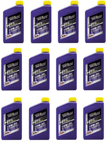 Royal Purple 31530 HPS Street Synthetic Motor Oil 5W30 Case of 12 Quarts