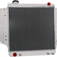 Tiziri 3 Row Core All Aluminum Radiator 87-06 for Jeep Wrangler Radiator for Jeep Wrangler YJ TJ 1987-2006 88 89 90 91 92 93 94 95 96 97 98 99 00 01 02 03 04 05 2.4L 2.5L 4.0L 4.2L, L4 L6 (R0)