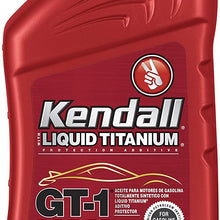 Kendall 1074951 Synthetic Motor Oil (GT-1 MAX Full with Liquid Titanium 5W20-1 Quart), 32. Fluid_Ounces