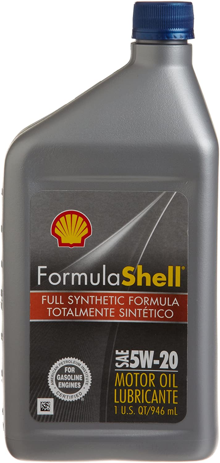 FormulaShell 550024076-6PK Full Synthetic 5W-20 Motor Oil - 1 Quart, (Pack of 6)