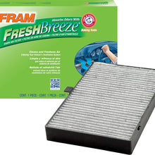 Fram Fresh Breeze - Filtro de aire de cabina con bicarbonato de sodio Arm & Hammer, CF10729 para vehículos seleccionados Chrysler, Dodge y Jeep