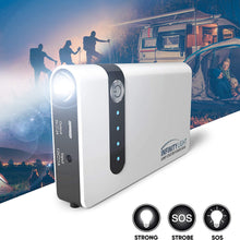 12V Portable Jump Starter Lithium-Ion Battery Charger Box For Car,Motorcycle,Truck,Boat,Diesel To Start and Charge Compact Emergency USB Power Bank Auto Booster Power Pack, Flashlight (400A/12,000mAh)