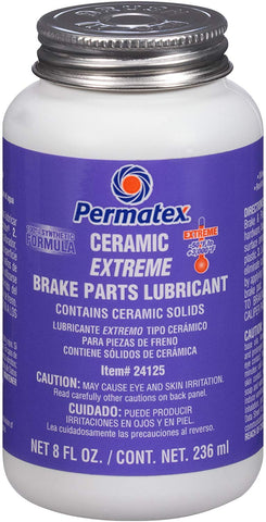 Permatex 24125 Ceramic Extreme Brake Parts Lubricant, 8 oz., Pack of 1