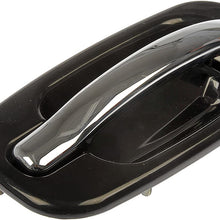 Dorman 80552 Rear Driver Side Exterior Door Handle for Select Cadillac Models, Black and Chrome
