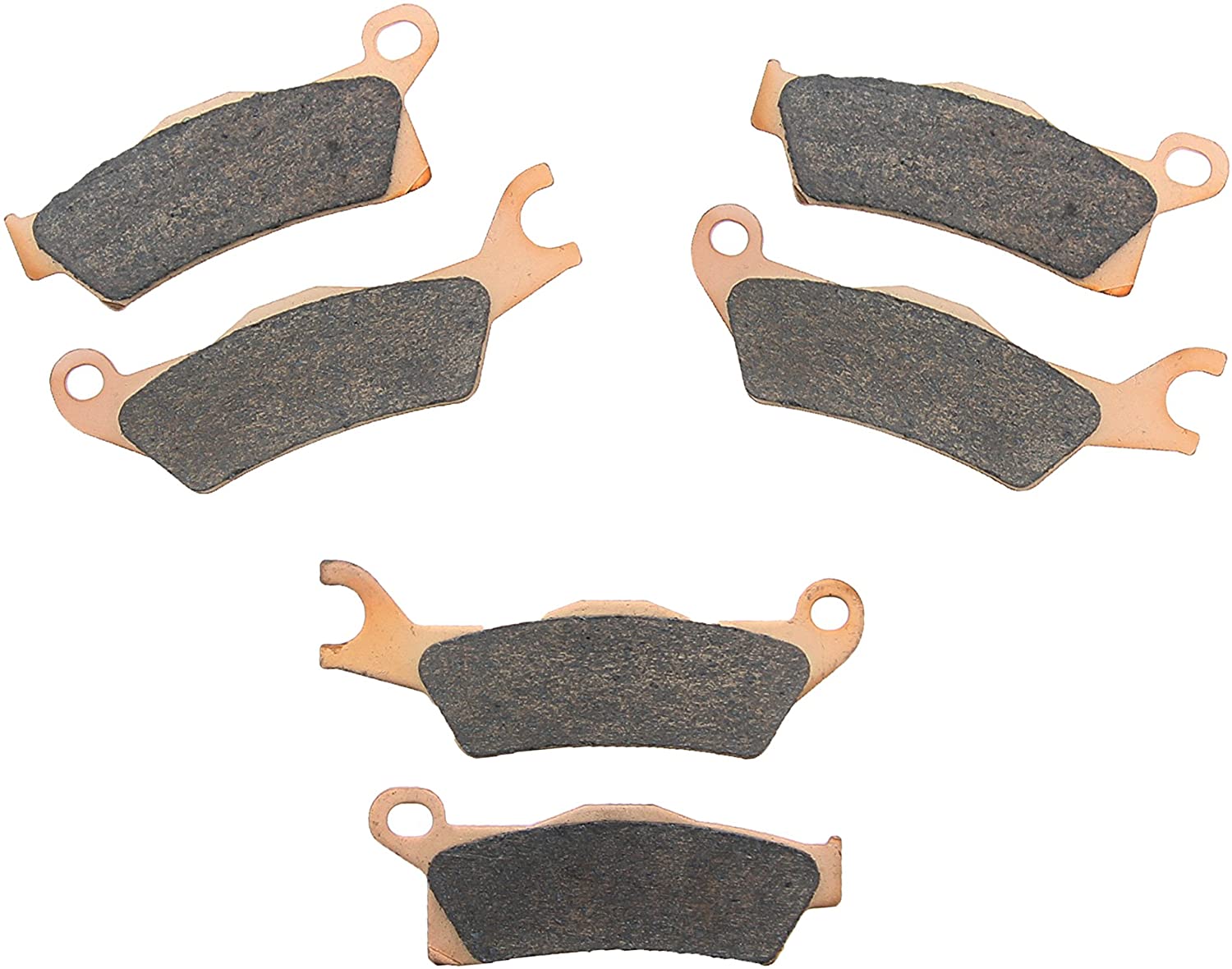 2015 2016 fits Can-Am Outlander L DPS 450 Front & Rear Brake Pads Brakes MudRat