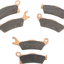 2015 2016 fits Can-Am Outlander L DPS 450 Front & Rear Brake Pads Brakes MudRat