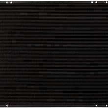 VioletLisa All Aluminum Air Condition Condenser 1 Row Compatible with 2006-2006 RX330 2007-2009 RX350 Without Oil Cooler