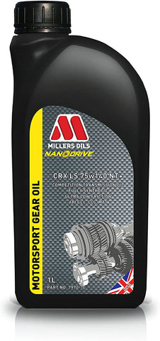 Millers Oils CRX LS 75w140 NT+ - 1 liter bottle