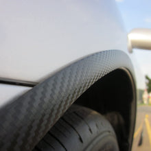 TRUE LINE Automotive Black Carbon Fiber Wheel Well Fender Molding Trim Kit 3/4'' Wide