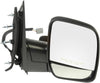 Dorman 955-1453 Passenger Side Power Door Mirror - Folding for Select Ford Models, Black