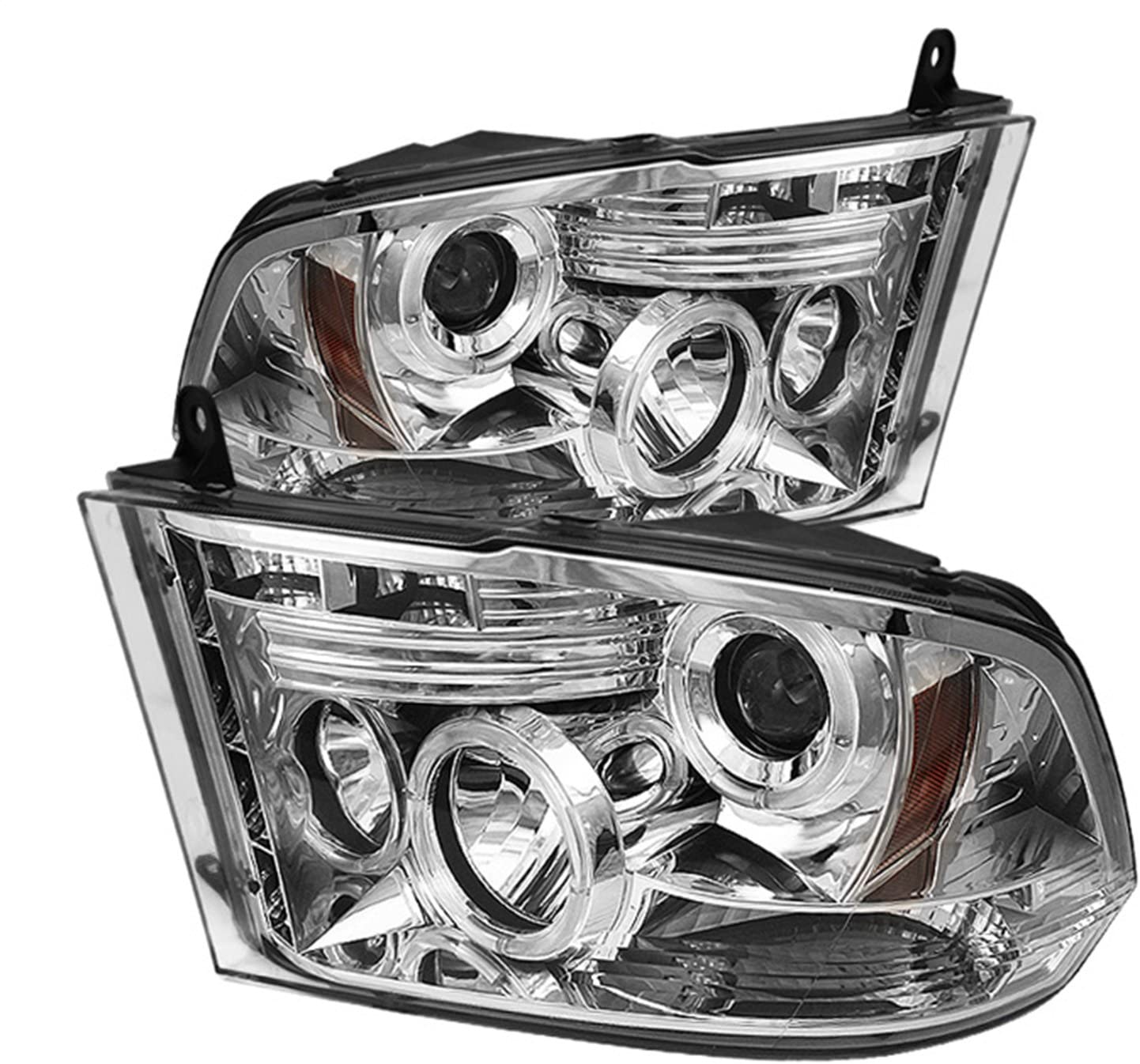 Spyder Auto 5010049 LED Halo Projector Headlights Chrome/Clear