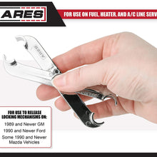 ARES 70024-3/8-Inch and 5/16-Inch Scissor Fuel Line Disconnect Tool - Easy Separation of Quick Disconnect Style Fittings - Use on Fuel, Heater, and A/C Line Service on Many Late Model Vehicles