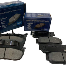 FRONT + REAR Mitti Brake Pad 2 Full Sets Fit Ford Fusion, Mazda 6, Lincoln MKZ