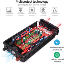 HAITRAL Power Inverter 3000W Modified Sine Wave Inverter 3000 Watt 12 Volt DC to 110 Volt AC Converter with Three Intelligent Temperature Control Fans