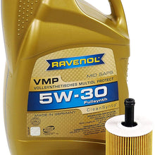 Blau J1A5005-E Motor Oil Change Kit - Compatible with 2013-14 VW Beetle w/ 4 Cylinder 2.0L TDI Diesel Engine