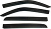 Optimal Co 2019 2020 Smoke Tinted Side Window Vent Visor Deflectors Rain Guards fit for Dodge Ram 1500 Crew Cab Only - 4 Piece Set