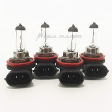 Mega Racer (2 Pair H11 Standard DOT Clear 4300K (Fog Light) Xenon Gas Halogen Headlight Lamp Bulb Replace US Car