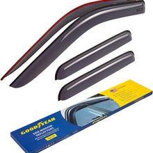 Goodyear Shatterproof Side Window Deflectors for Trucks Ford F250 to F550 Super Duty 1999-2016 SuperCrew, Tape-on Rain Guards, Vent Window Visors, Truck Accessories, Vent Deflector, 4 Pcs. – GY003128