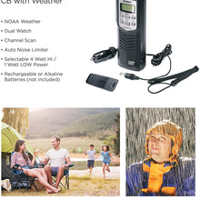 Uniden PRO401HH Professional Series 40 Channel Handheld CB Radio, 4 Watts Power with Hi/Low Power Switch, Auto noise cancellation, Belt Clip And Strap Included, 2.75in. x 4.33in. x 8.66in.