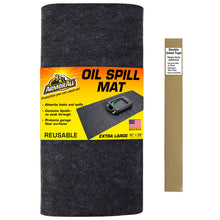 Armor All Oil Spill Mat (30" x 59"), Premium Absorbent Oil Pad – Reusable/Durable/Waterproof – Contains Liquids, Protects Garage Floor Surface (USA Made)