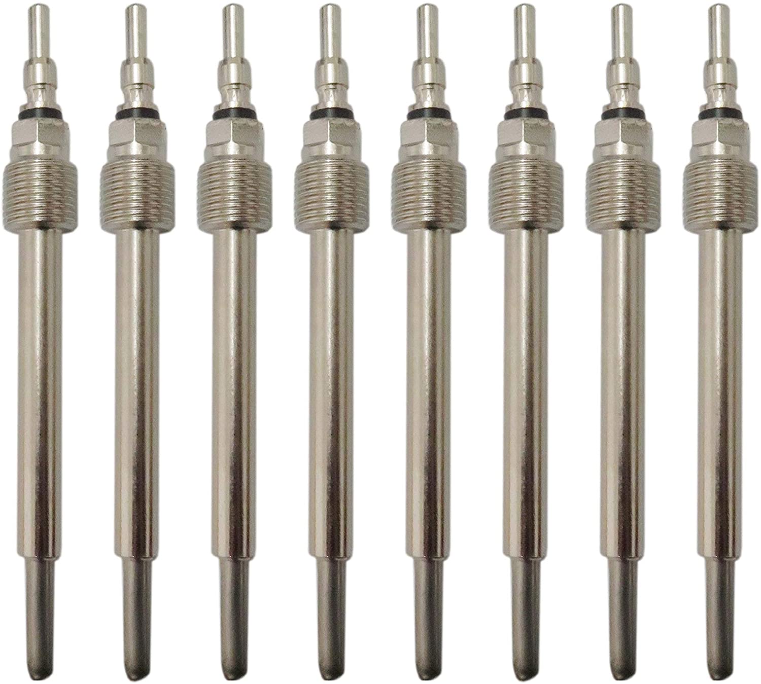 8 Pcs Glow Plugs for (04-07) Ford 6.0L Super Duty E350 E450 F250 F350 F450 F550 Diesel - Replace# 4C3Z-12A342-AA