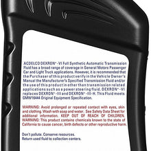 ACDelco 10-9243 Professional Dexron VI Full Synthetic Automatic Transmission Fluid - 1 qt
