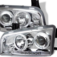Spyder Auto 5009746 LED Halo Projector Headlights Chrome/Clear
